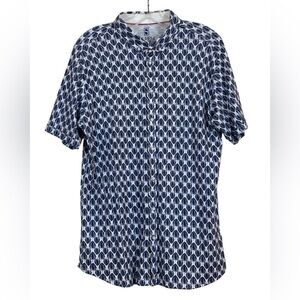 Men’s DeSoto jersey knit, short, sleeved, print shirt size XXL GUC